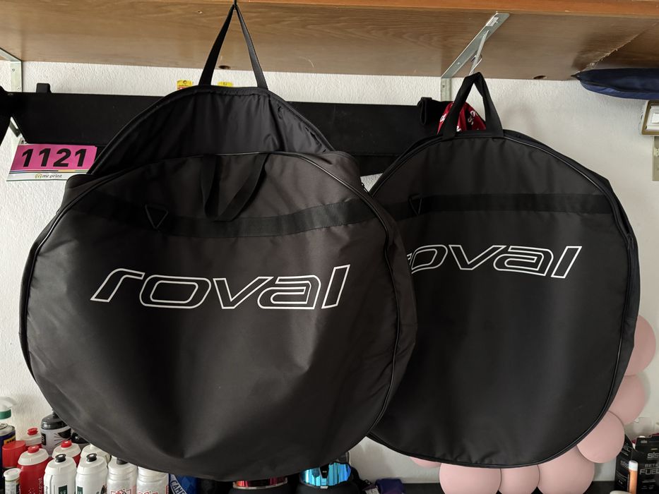 Sacos transporte rodas Roval + Raios suplentes