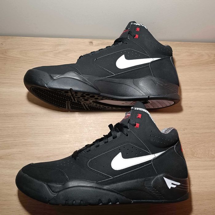 Nike Air Flight Lite Mid r. 45 (29 cm) Black/White-Varsity Red