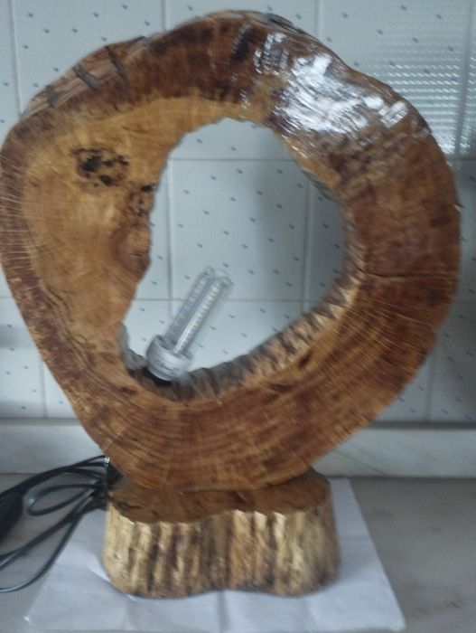 Conjunto de candeeiros em carvalho
