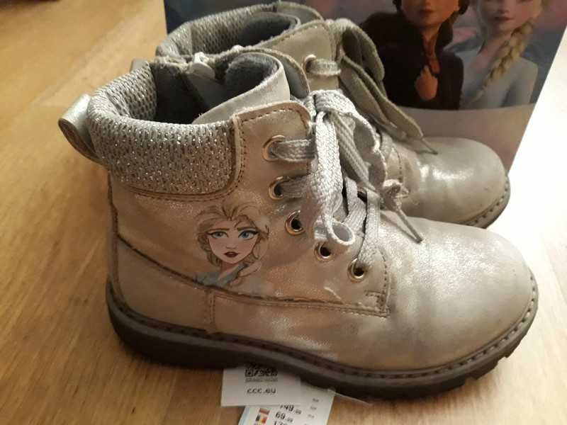 Trapery,trzewiczki dziecięce Frozen 29 kozaki elsa kraina lodu