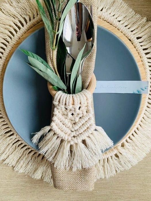 Boho ozdoby ślub wesele