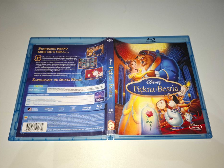 Disney Piękna i Bestia [Polskie Wydanie] Bajka Blu-Ray