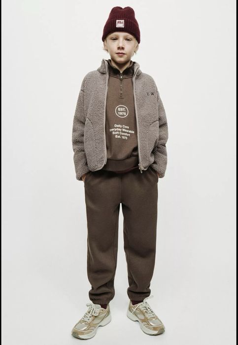 В НАЯВНОСТІ !!! Куртка шерпа з штучноі овчини фліска Zara