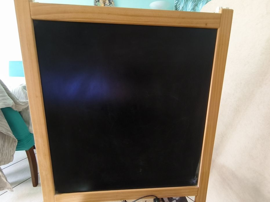 Cavalete ardosia/quadro branco