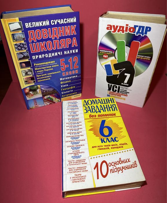 Книги ГДЗ для школярів