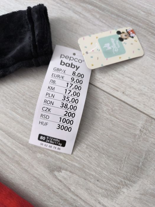 Kombinezon jesienny pajacyk Myszka Mickey