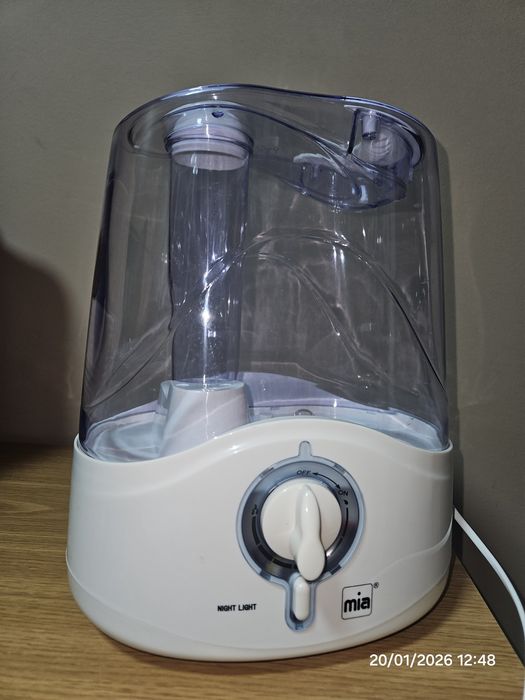 Humidificador Ultrassónico de Vapor Frio MIA (4 Litros) – Como Novo com Caixa