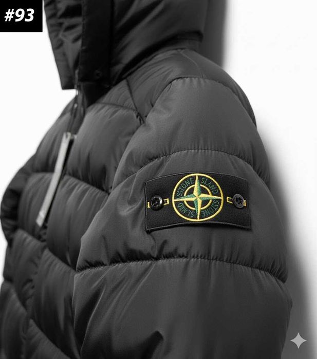 XS S M L XL XXL | Стон Айленд Черная | Весняна Куртка Stone Island