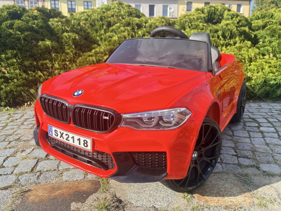 Outlet Pojazd BMW M5 Drift Czerwone na akumulator dla dzieci