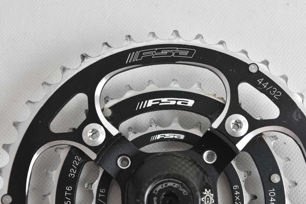 retro mtb korba FSA carbon ! ISIS ! 175mm ! 22/32/44z !