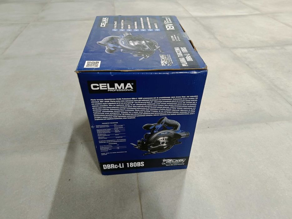 Pilarka tarczowa akumulatorowa CELMA Professional DBRc-Li 18OBS GW. 36msc