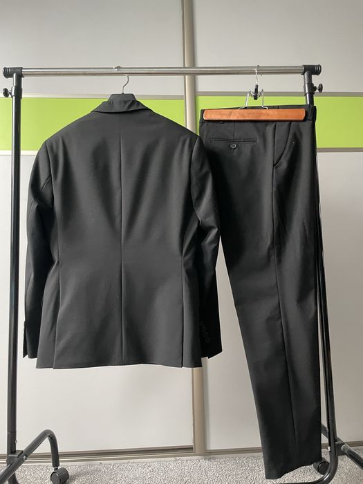 Męski garnutur czarny