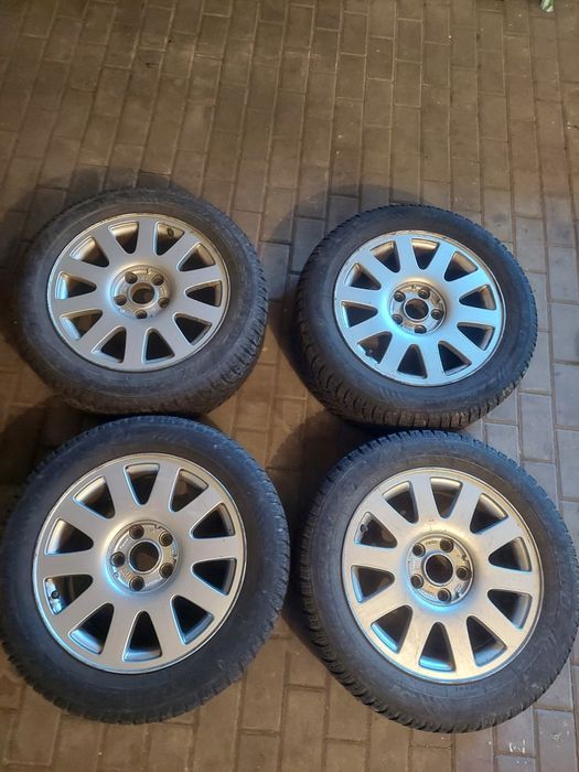 Koła opony alufelgi 16 7J Et45 Audi VW A6 A4 100 C4 B5 B6 zimowe