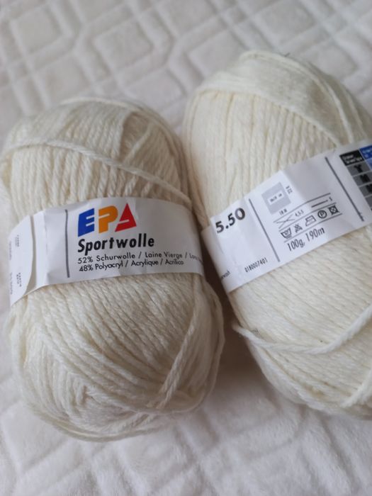 Німецька пряжа Epa Sportwolle