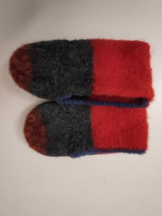 Kapcie, bambosze, ciepła skarpeta. Handmade.