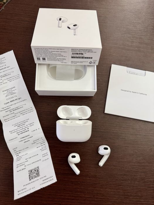 Продам Наушники  AirPods 3. Оригинал!