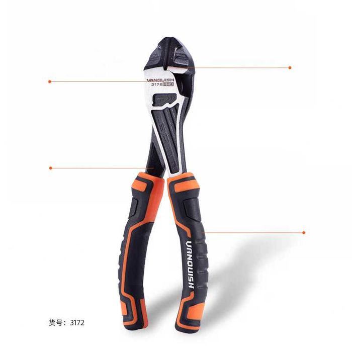 кусачки бокорізи 19 см плоскогубці бокорези болторіз болторез