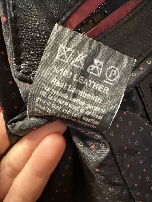 Куртка чоловіча з цільної натуральної шкіри