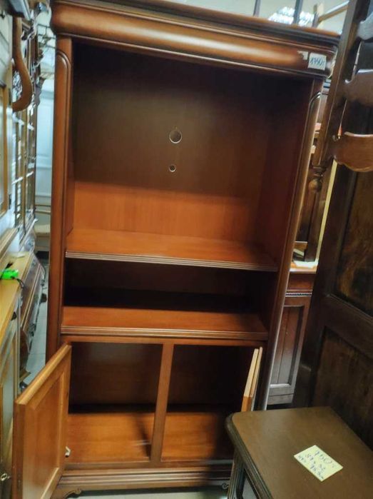 Piękna biblioteczka biblioteka witryna drewniana dębowa solidna DOWÓZ