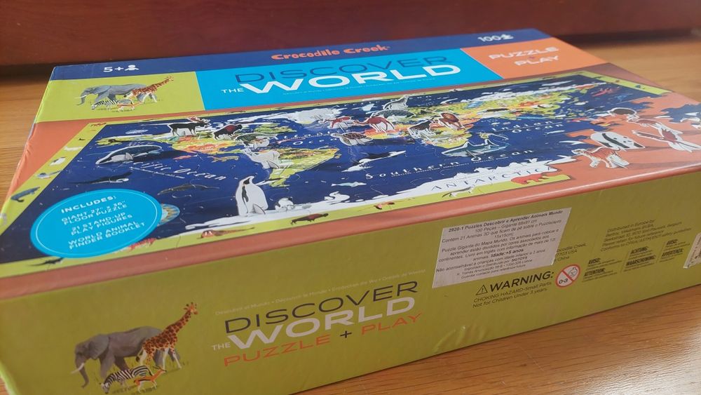 Puzzle+Play Crocodile Creek - Discover World Animals