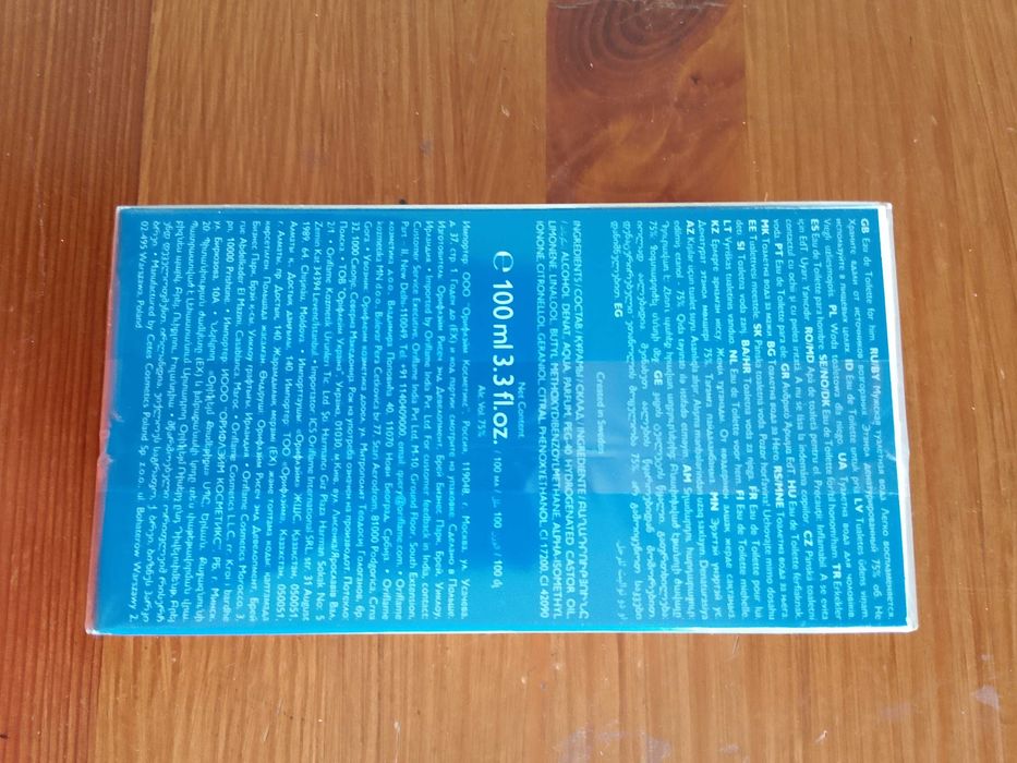 woda męska Oriflame Glacier + deo w kulce