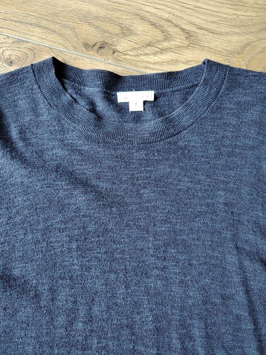 Sweter granatowy GAP 38 M wiskoza bawełna