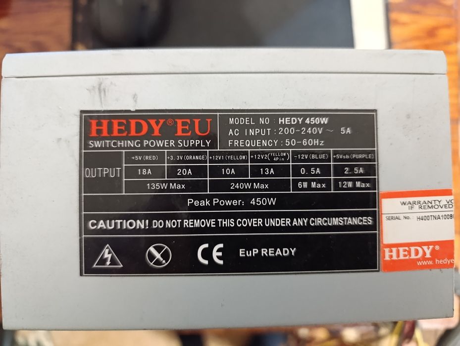 Блок живлення 450w