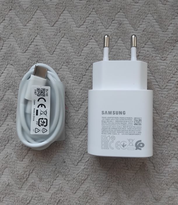 Оригинальное зарядное устройство  Samsung 25w