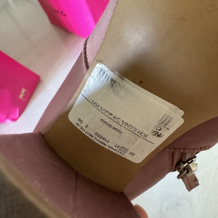 Steve madden buty botki damskie różowe Pinterest zamszowe 38,5