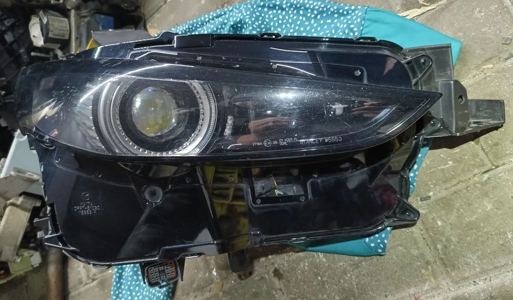 MAZDA CX-30 CX30 19- LAMPA prawa PRZÓD PRZEDNIA FULL LED 14 PIN DFR7-51040 + przetwornica