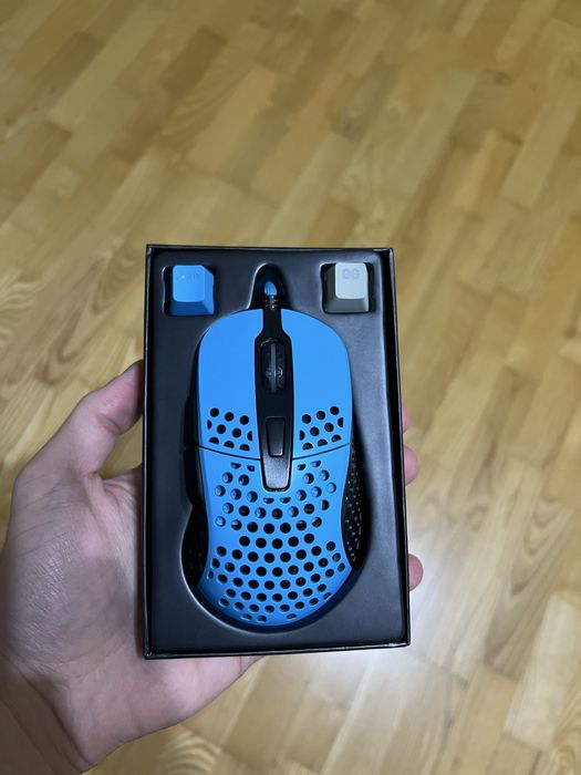 Проводная Мышка xtfy m4 RGB USB Miami Blue