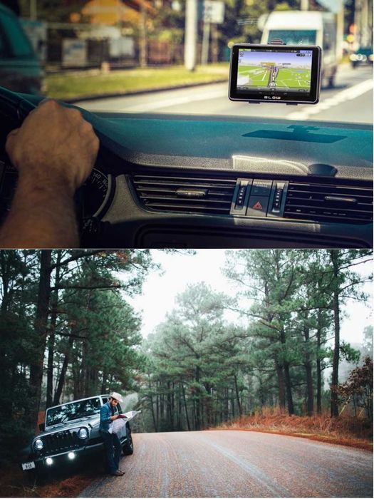 Nawigacja Samochodowa BLOW GPS 5 do IGO Mapy Europy Polski Dożywotnio