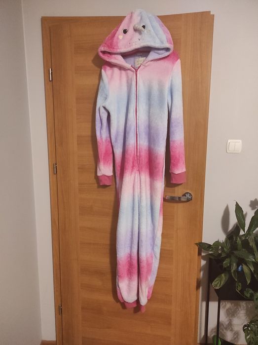 Kombinezon piżama unicorn rozmiar S