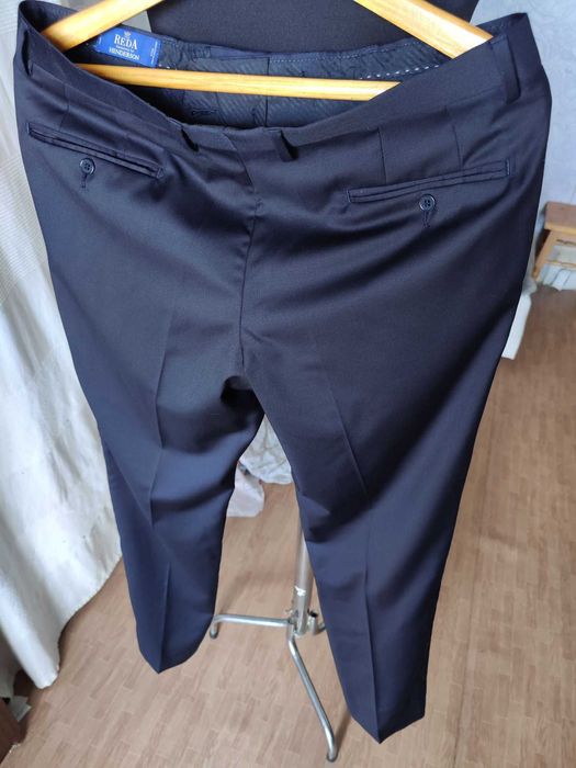 Джинсы брюки Reda wool trousers Italy w36 navy.