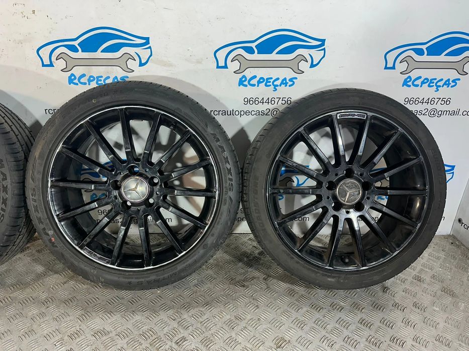 Conjunto Jantes 18 Originais AMG Mercedes Benz 5x112 7.5J ET52 A 176