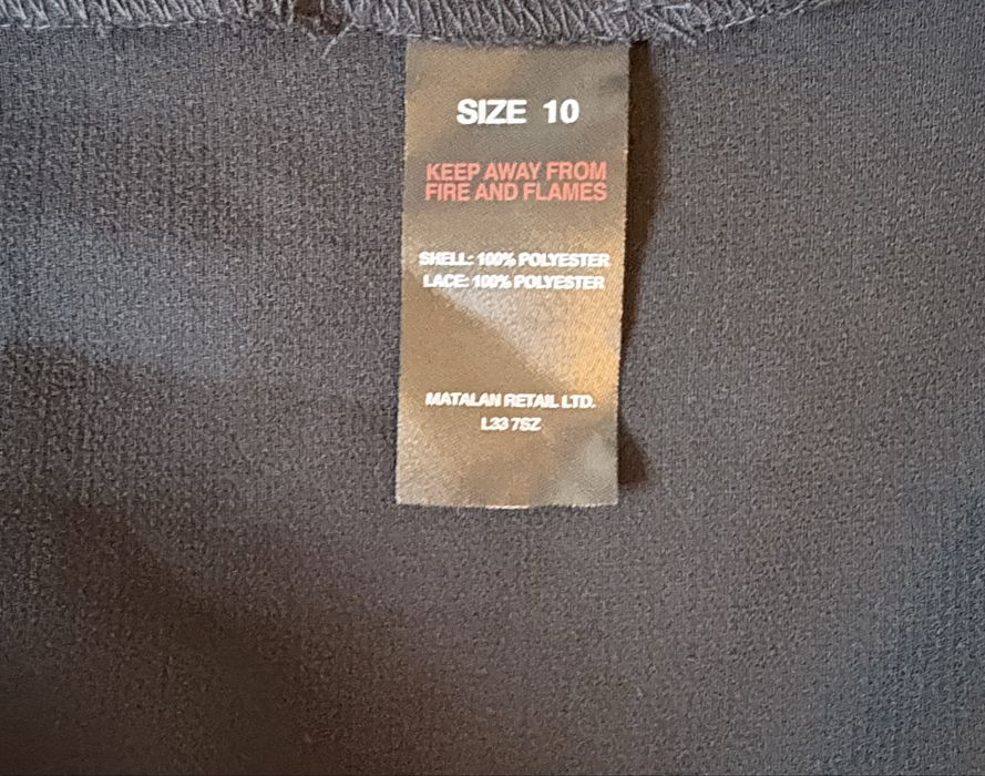 Czarna bluzka hiszpanka z koronką Soon, r. 38/40