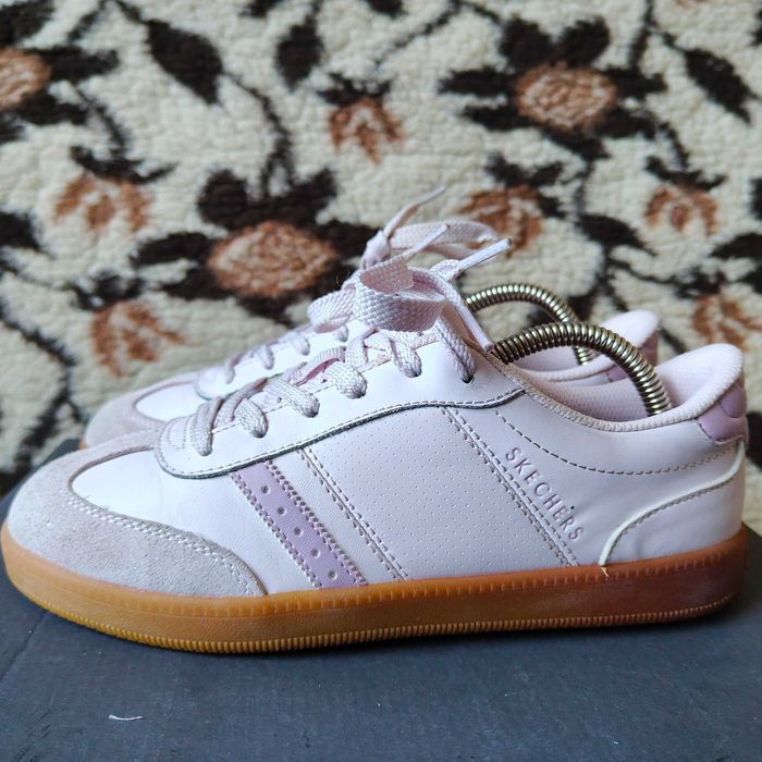 Super sport trampki Skechers Zinger Stret wkł.24,5cm skóra świetnystan