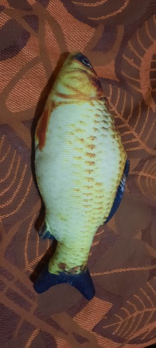 Игрушка с кошачьей мятой для котиков.Кошачья рыба.рыбка с кошачей мяты