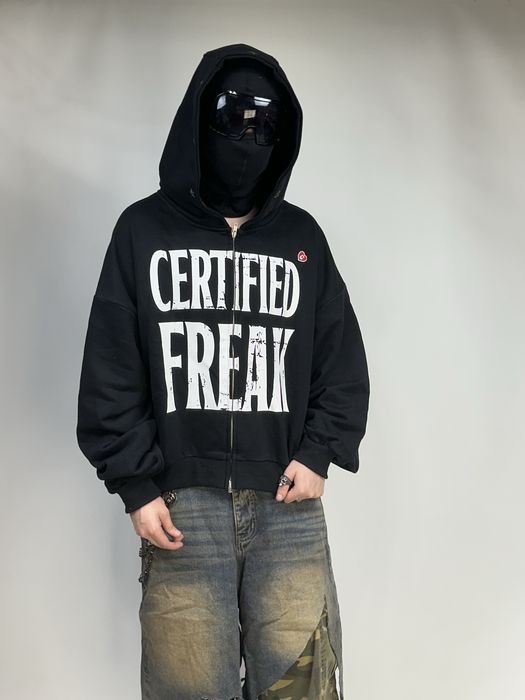 Project GRAILZ G/R gr cetified freak кофта худи черная зипка худі зіп