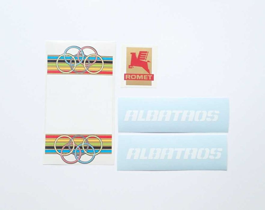 Komplet naklejek na rower Romet Albatros