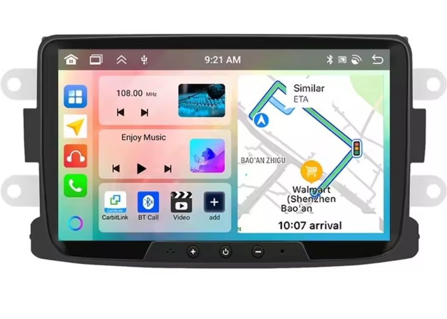 Radio nawigacja Dacia Duster Sandero Lodgy ANDROID 13 4GB WiFi GPS