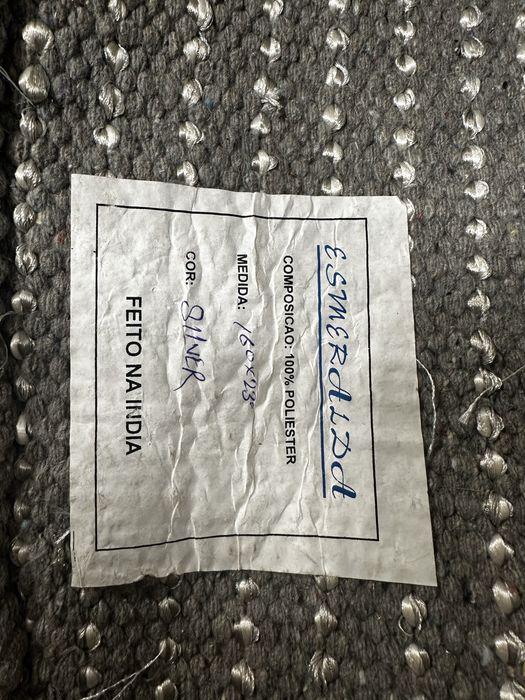 Carpetes pelo Alto Branco/Cinza