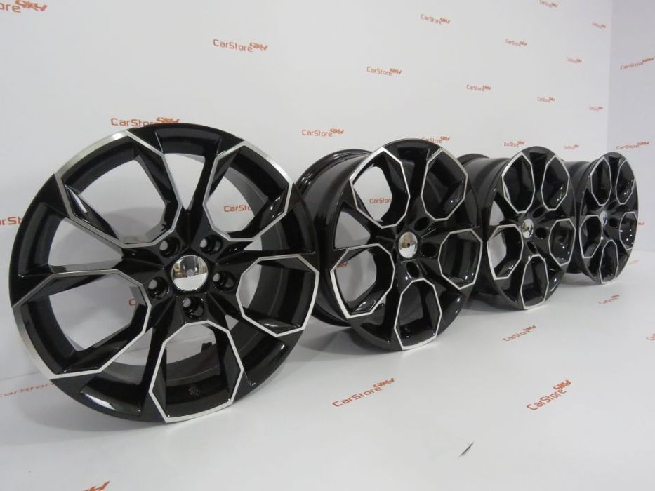 Jante Look Skoda RS 19X8.5 5x112 ET40 57.1 Preto Brilhante