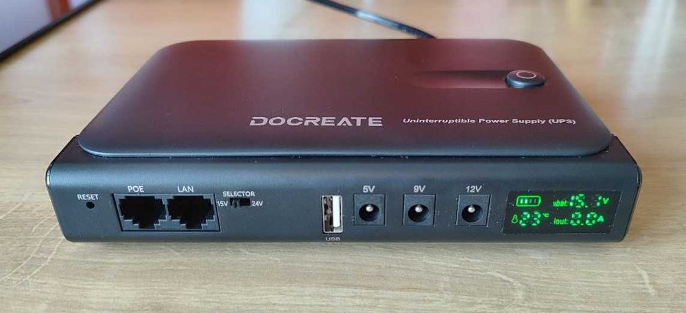 ДБЖ UPS DOCREATE DC1036L 36W UPS для роутера. Є в наявності!