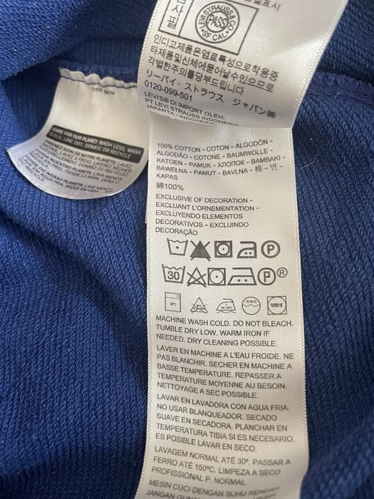 Bluza Levi’s M crewneck niebieski granatowy hit viral