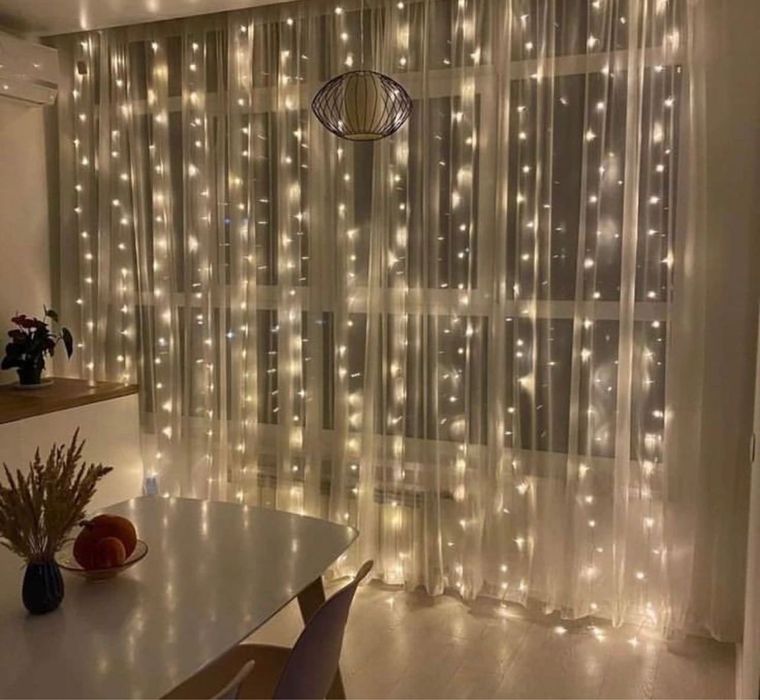 Гірлянда роса нитка led на батарейці 3м 5м 10м