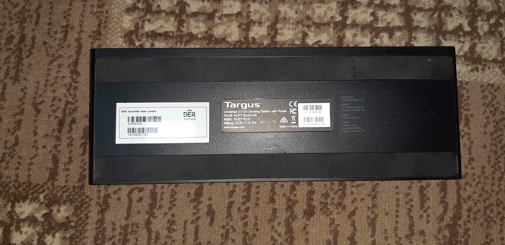 Док-станция Targus USB 3.0 SuperSpeed Dual Video с функцией Power