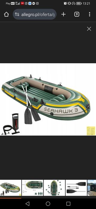 Ponton dmuchany jak nowy