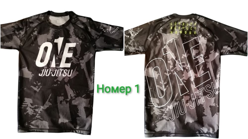 Рашгард One Jiu-Jitsu, джиу-джитсу, розмір М-L, камуфляж, ММА футболка