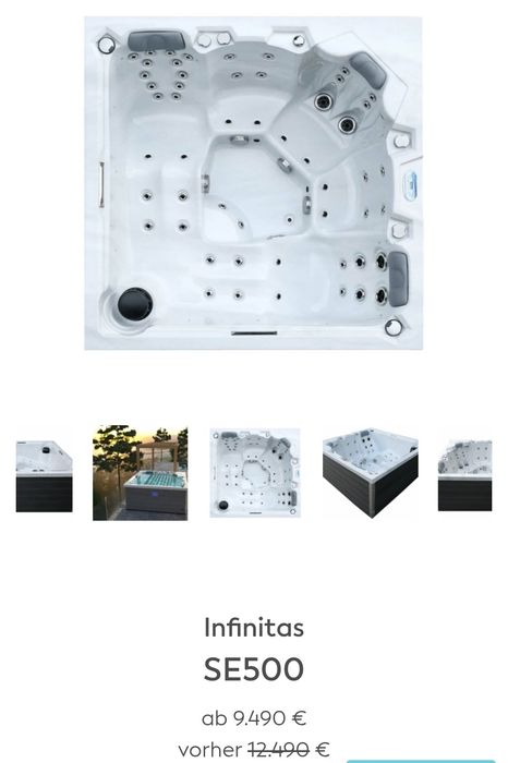 Jacuzzi ogrodowe Made in Germany SE 500 INFINITAS